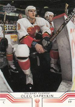 #29 Oleg Saprykin - Calgary Flames - 2001-02 Upper Deck Hockey