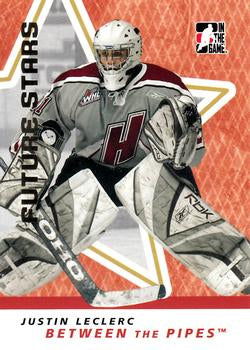 #29 Justin Leclerc - Lethbridge Hurricanes - 2006-07 In The Game Between The Pipes Hockey