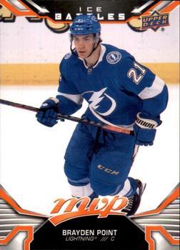 #29 Brayden Point - Tampa Bay Lightning - 2022-23 Upper Deck MVP - Ice Battles Hockey