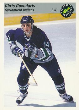 #29 Chris Govedaris - Springfield Indians - 1993 Classic Pro Prospects Hockey