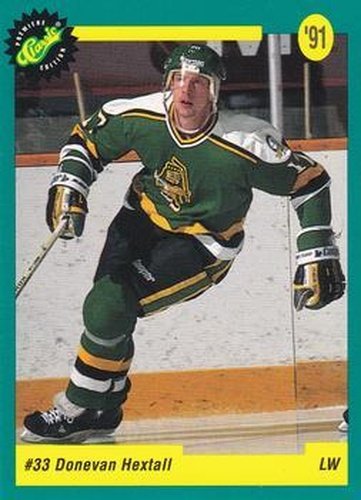 #29 Donevan Hextall - New Jersey Devils - 1991 Classic Draft Picks Hockey