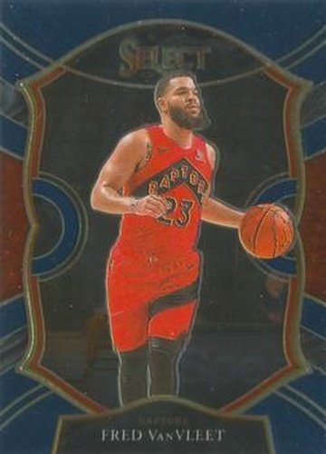 #29 Fred VanVleet - Toronto Raptors - 2020-21 Panini Select - Blue Basketball