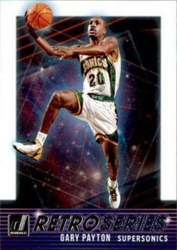 #29 Gary Payton - Seattle Supersonics - 2021-22 Donruss - Retro Series Basketball
