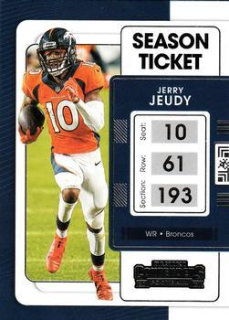 #29 Jerry Jeudy - Denver Broncos - 2021 Panini Contenders Football