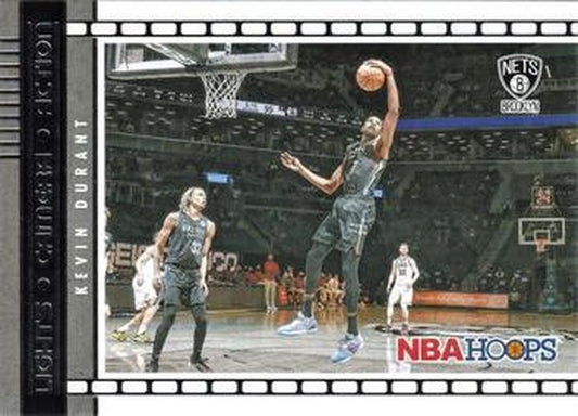 #29 Kevin Durant - Brooklyn Nets - 2021-22 Hoops - Lights Camera Action Basketball