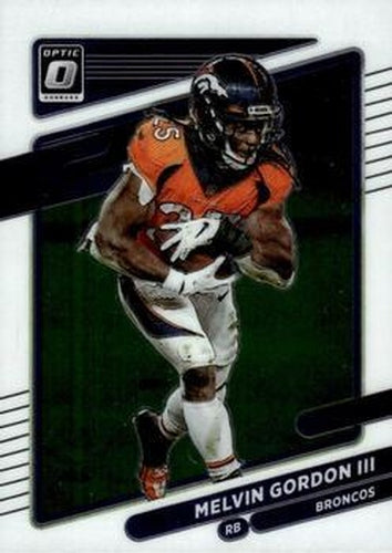 #29 Melvin Gordon III - Denver Broncos - 2021 Donruss Optic Football