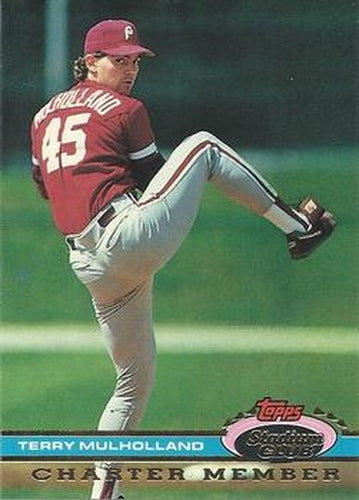 #NNO29a Terry Mulholland - Philadelphia Phillies - 1991 Stadium Club Charter Member