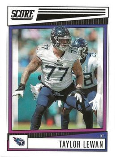 #29 Taylor Lewan - Tennessee Titans - 2022 Score Football