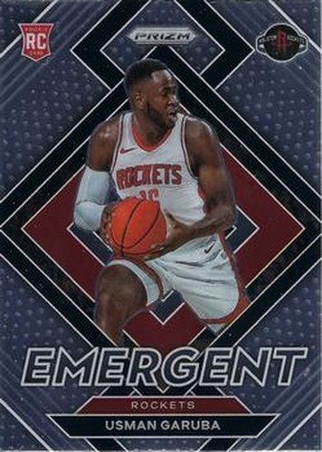 #29 Usman Garuba - Houston Rockets - 2021-22 Panini Prizm - Emergent Basketball