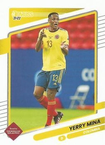 #29 Yerry Mina - Colombia - 2021-22 Donruss Road to FIFA World Cup Qatar 2022 Soccer