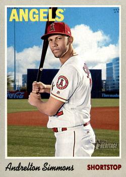 #29 Andrelton Simmons - Los Angeles Angels - 2019 Topps Heritage Baseball