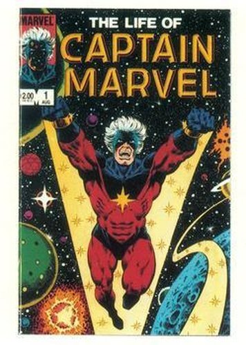 #29 The Life of Captain Marvel - 1991 Comic Images Marvel Comics First Covers II
