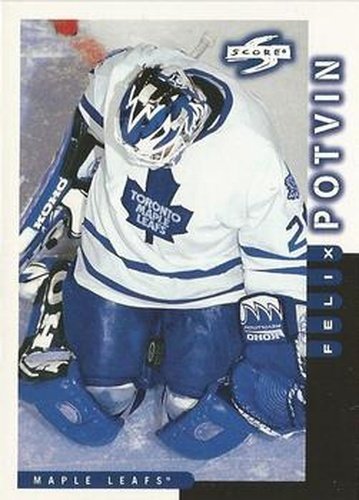 #29 Felix Potvin - Toronto Maple Leafs - 1997-98 Score Hockey