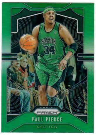 #29 Paul Pierce - Boston Celtics - 2019-20 Panini Prizm - Prizms Green Basketball