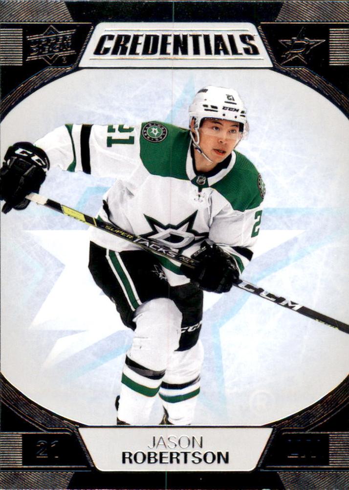 #29 Jason Robertson - Dallas Stars - 2022-23 Upper Deck Credentials Hockey