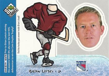 #BH29 Brian Leetch - New York Rangers - 1998-99 UD Choice - Bobbing Head Hockey