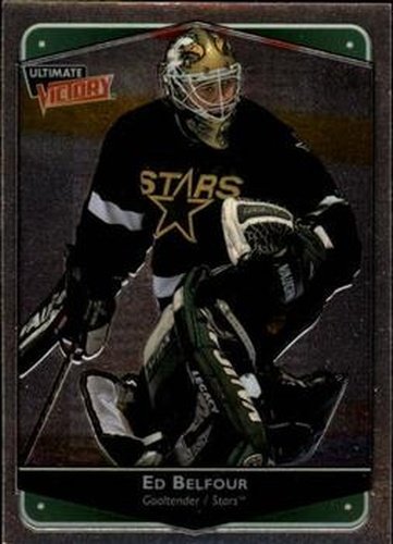 #29 Ed Belfour - Dallas Stars - 1999-00 Upper Deck Ultimate Victory Hockey