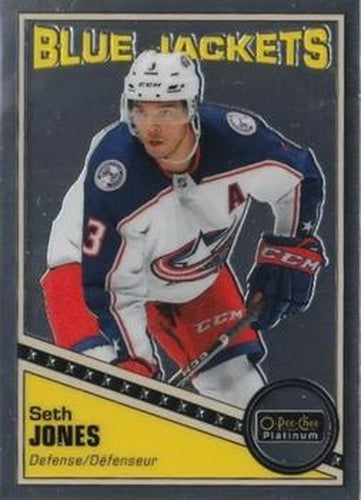 #R-29 Seth Jones - Columbus Blue Jackets - 2019-20 O-Pee-Chee Platinum - Retro Hockey