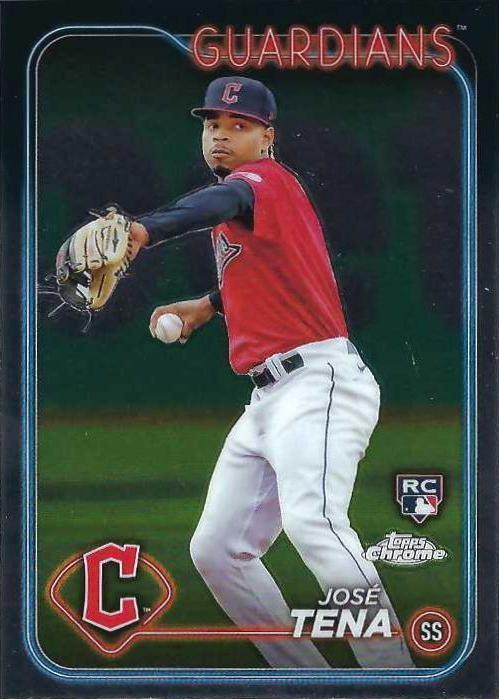 #29 José Tena - Cleveland Guardians - 2024 Topps Chrome Baseball