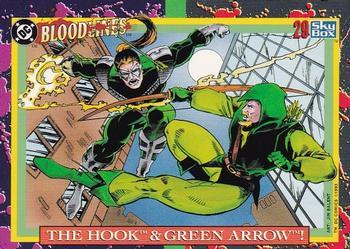 #29 The Hook & Green Arrow! - 1993 SkyBox DC Comics Bloodlines