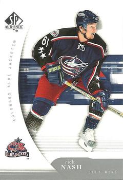 #29 Rick Nash - Columbus Blue Jackets - 2005-06 SP Authentic Hockey