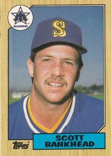 #2T Scott Bankhead - Seattle Mariners - 1987 Topps Traded Baseball