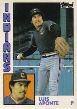 #2T Luis Aponte - Cleveland Indians - 1984 Topps Traded Baseball