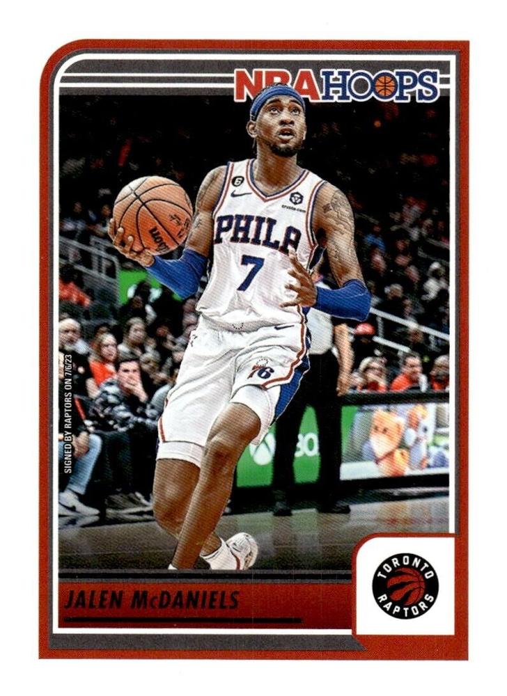 #2 Jalen McDaniels - Toronto Raptors - 2023-24 Hoops Basketball