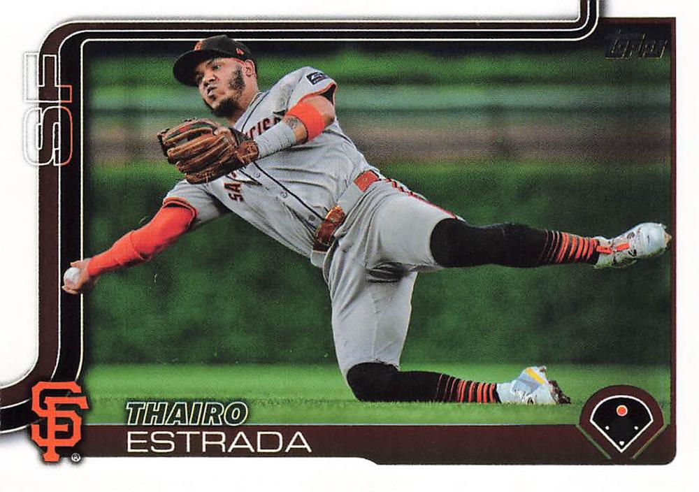 #2 Thairo Estrada - San Francisco Giants - 2025 Topps Baseball