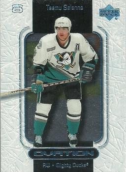 #2 Teemu Selanne - Anaheim Mighty Ducks - 1999-00 Upper Deck Ovation Hockey