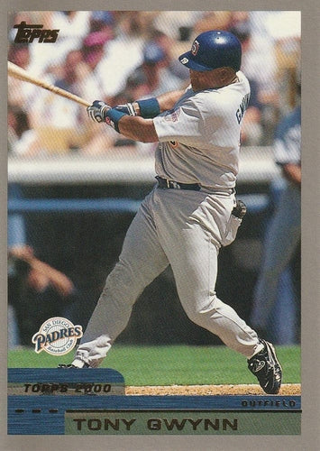 #2 Tony Gwynn - San Diego Padres - 2000 Topps Baseball