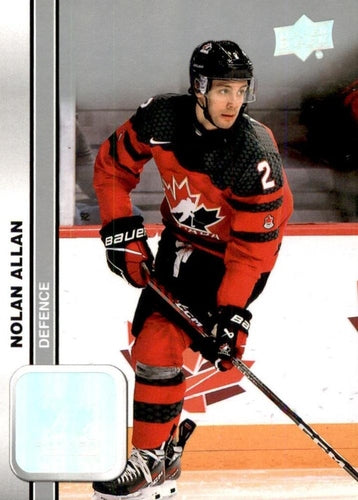 #2 Nolan Allan - Canada - 2023 Upper Deck Team Canada Juniors Hockey