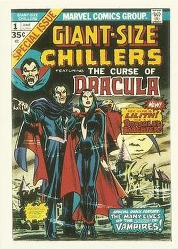 #2 Giant-Size Chillers - Curse of Dracula - 1991 Comic Images Marvel Comics First Covers II