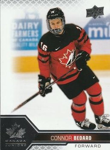 #2 Connor Bedard - Canada - 2022-23 Upper Deck Team Canada Juniors Hockey