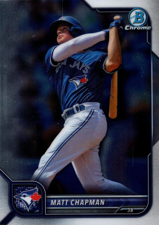 #2 Matt Chapman - Toronto Blue Jays - 2022 Bowman Chrome Baseball