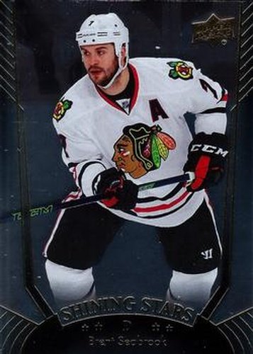 #SS-2 Brent Seabrook - Chicago Blackhawks - 2016-17 Upper Deck - Shining Stars Hockey