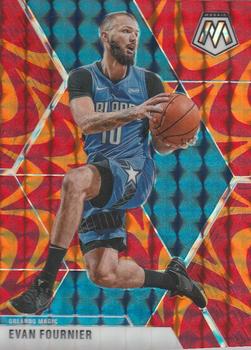 #2 Evan Fournier - Orlando Magic - 2019-20 Panini Mosaic - Reactive Orange Basketball