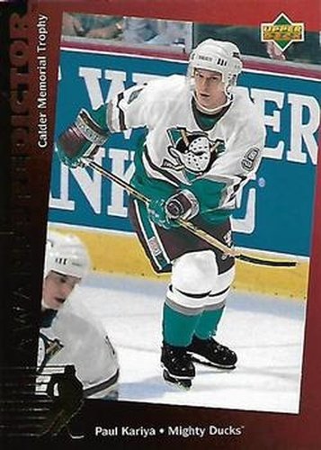 #C2 Paul Kariya - Anaheim Mighty Ducks - 1994-95 Upper Deck - Predictors Canadian Gold Exchange Hockey