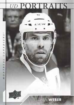 #P-2 Shea Weber - Montreal Canadiens - 2017-18 Upper Deck - UD Portraits Hockey