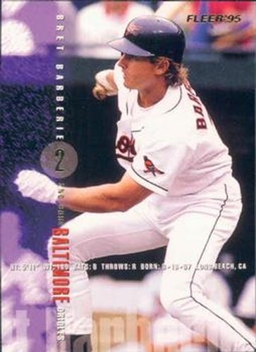 #U-2 Bret Barberie - Baltimore Orioles - 1995 Fleer Update Baseball