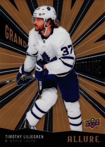 #GE-2 Timothy Liljegren - Toronto Maple Leafs - 2020-21 Upper Deck Allure - Grand Entrance Hockey