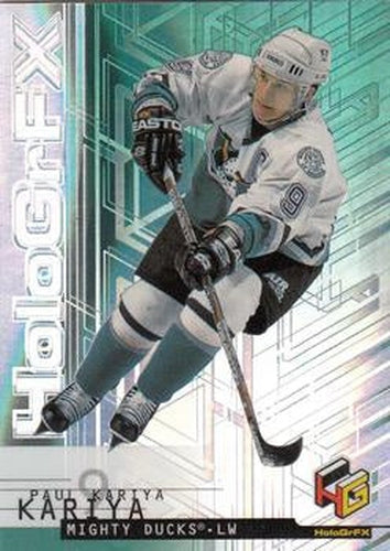 #2 Paul Kariya - Anaheim Mighty Ducks - 1999-00 Upper Deck HoloGrFX Hockey