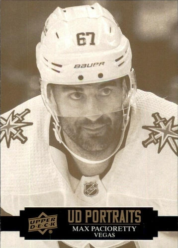 #P-2 Max Pacioretty - Vegas Golden Knights - 2021-22 Upper Deck - UD Portraits Hockey