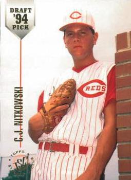 #2 C.J. Nitkowski - Cincinnati Reds - 1994 Stadium Club Draft Picks Baseball