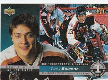 #McH-02 Teemu Selanne - Winnipeg Jets - 1993-94 Upper Deck McDonald's NHL All-Stars - Postseason Holograms Hockey