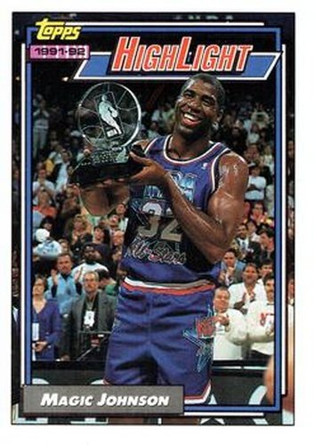 #2 Magic Johnson - Los Angeles Lakers - 1992-93 Topps Basketball