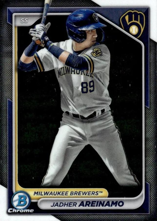 #BCP-2 Jadher Areinamo - Milwaukee Brewers - 2024 Bowman - Chrome Prospects Baseball
