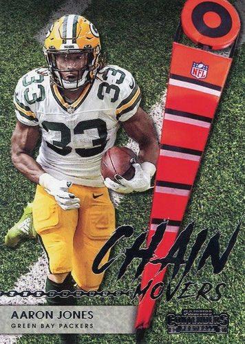 #CM-AJO Aaron Jones - Green Bay Packers - 2021 Panini Contenders - Chain Movers Football