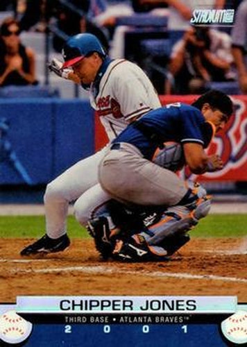 #2 Chipper Jones - Atlanta Braves - 2001 Stadium Club Baseball