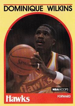 #2 Dominique Wilkins - Atlanta Hawks - 1989-90 Hoops Superstars Basketball